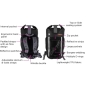 Preview: OverBoard wasserdichter Rucksack LIGHT 30 Lit Schw Preview: OverBoard wasserdichter Rucksack LIGHT 30 Lit Schw