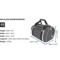 Preview: OverBoard wasserdichte Duffel Bag 40 Liter Schwarz