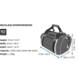 Mobile Preview: OverBoard wasserdichte Duffel Bag 60 Liter Schwarz