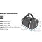 Preview: OverBoard wasserdichte Duffel Bag 60 Liter Schwarz Preview: OverBoard wasserdichte Duffel Bag 60 Liter Schwarz
