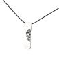Preview: Silver+Surf Silber Schmuck Snowboard Gr L Skull