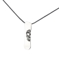 Preview: Silver+Surf Silber Schmuck Snowboard Skull winter