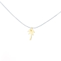 Preview: Silver+Surf Silber Schmuck Palme Gr S vergoldet