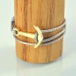 Preview: Silver+Surf Silber Schmuck Anker Gr L vergoldet