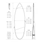 Preview: ROAM Boardbag Surfboard Tech Bag Shortboard 6.8