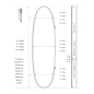 Preview: ROAM Boardbag Surfboard Coffin 7.6 Doppel Triple