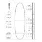Preview: ROAM Boardbag Surfboard Coffin 8.0 Doppel Triple