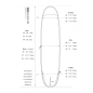 Preview: ROAM Boardbag Surfboard Daylight Long PLUS 9.2