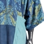 Preview: MDNS Change Robe Surf Poncho Unisize Blue Leaf Duo