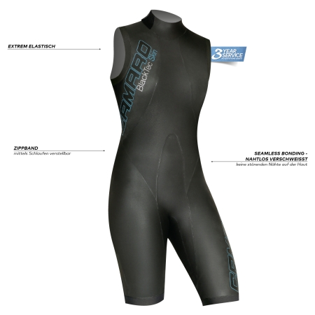 Camaro Schwimmanzug BLACKTEC SKIN Speedshorty wms