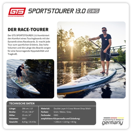 SUP Board GTS SPORTSTOURER 13.0 GWG