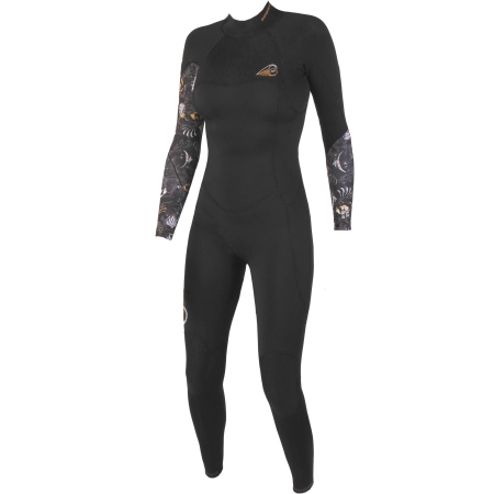 SOÖRUZ Fullsuit 5/4/3 mm DIVINE Back-zip Black