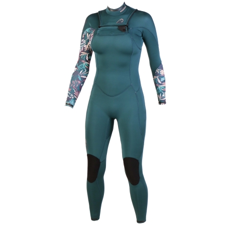 SOÖRUZ Fullsuit 5/4/3 DIVINE Front-zip Blue duck