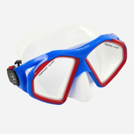 Schnorchelbrille Aqualung Hawkeye Weiß/Blau