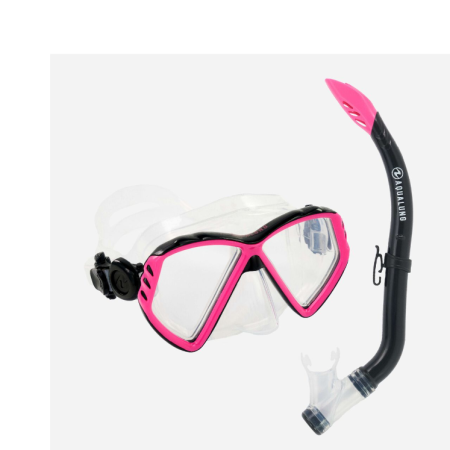 Schnorchelset Aqualung Cub Combo SN pink