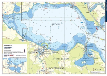 Binnenkarte Atlas 1 Oder und Haff mit Peene