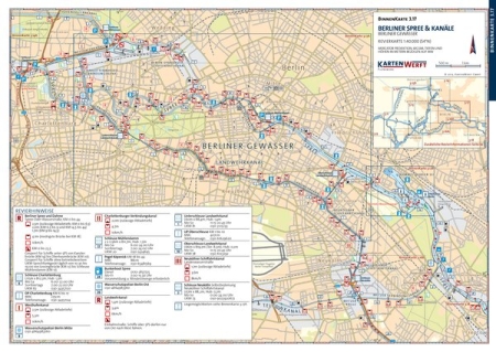 Binnenkarten 3.19 / 3.20 Berliner Spree & Kanäle / Berliner Innenstadt