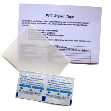 PVC Reparatur Pad 7,5 x 10cm tape selbstklebend