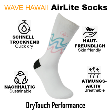WAVE HAWAII AirLite DryTouch Socks D7
