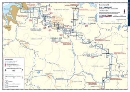 Binnenkarten Elbe - Hamburg Atlas 4