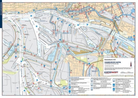 Binnenkarten Elbe - Hamburg Atlas 4