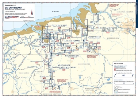 Binnenkarten Ems und Friesland Atlas 8