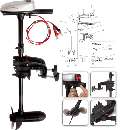 Rhino Cobold VX-24 -Aussenbord-Motor