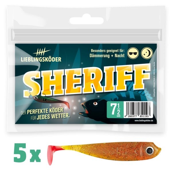Lieblingsköder Sheriff 7,5cm (Dämmerung + Nacht) 