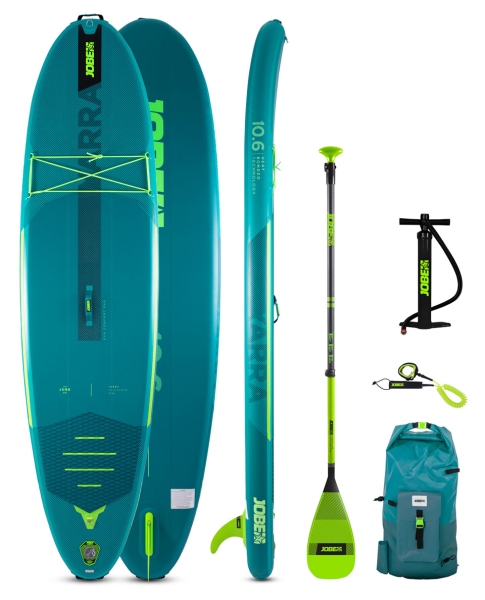 SUP Board Jobe Yarra 10.6 Aufblasbares SUP Board Paket Teal