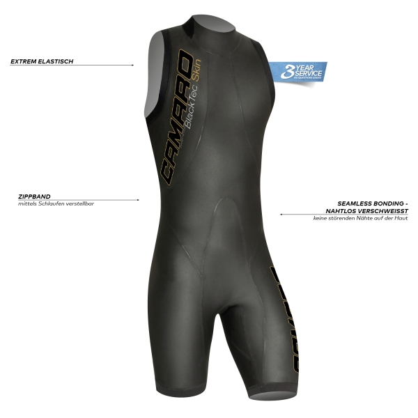 Camaro Schwimmanzug BLACKTEC SKIN Speedshorty men