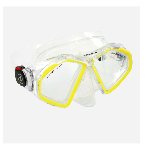 Schnorchelbrille Aqualung Hawkeye Transparent/Gelb
