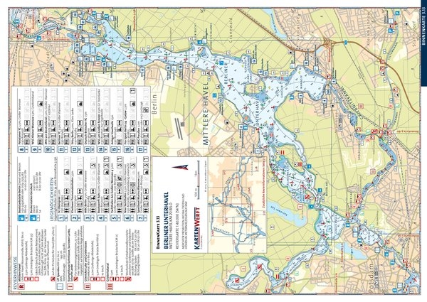 Binnenkarten 3.13 / 3.14 Berliner Unterhavel / Wannsee