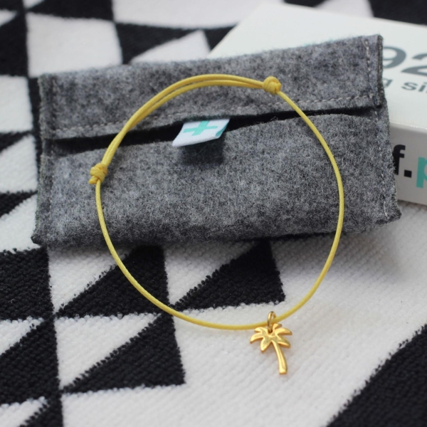 Silver+Surf Silber Schmuck Palme Gr S vergoldet