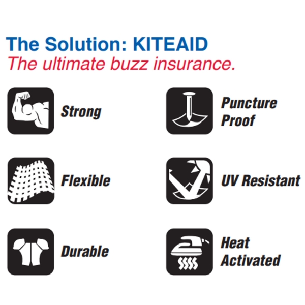 KiteAid Reparatur Clear Sail Repair Tape Kit KiteAid Reparatur Clear Sail Repair Tape Kit