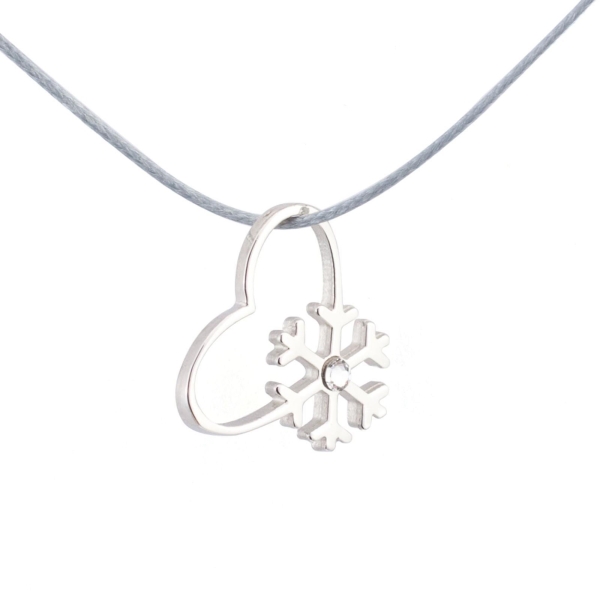 Silver+Surf Silber Schmuck Snow Love Gr S Kristall