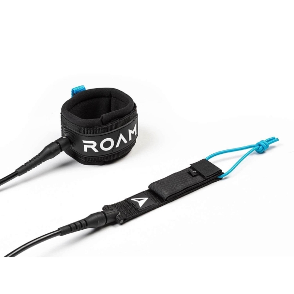 ROAM Surfboard Leash Premium 6.0 183cm 7mm Schwarz