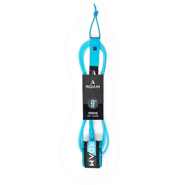 ROAM Surfboard Leash Premium 9.0 274cm 7mm Blau