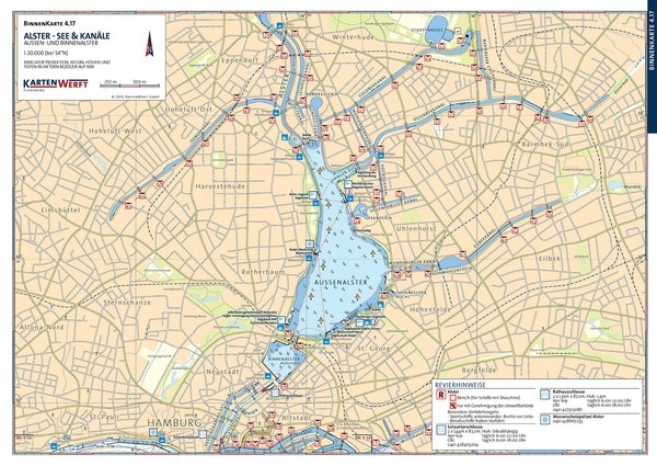 Binnenkarten Elbe - Hamburg Atlas 4