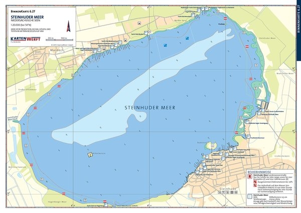 Binnenkarten Mittellandkanal und Mittelweser Atlas 6