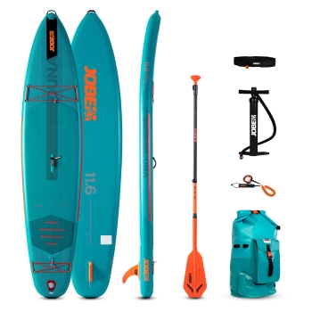 SUP Board Jobe Duna 11.6 Aufblasbares SUP Board Paket Teal