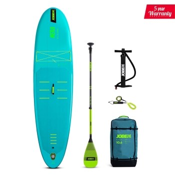 SUP Windsurf Board Jobe Nera 10.6 Aufblasbares Paddle Board Paket
