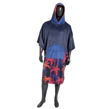 MADNESS Change Robe Poncho Unisize Navy Palm